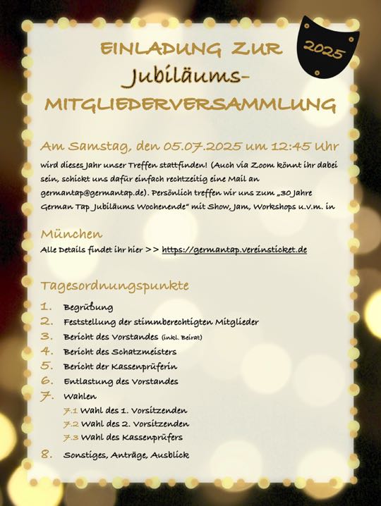 Anzeige Mitgleiderversammlung DINA4 2025 Jubiläum
